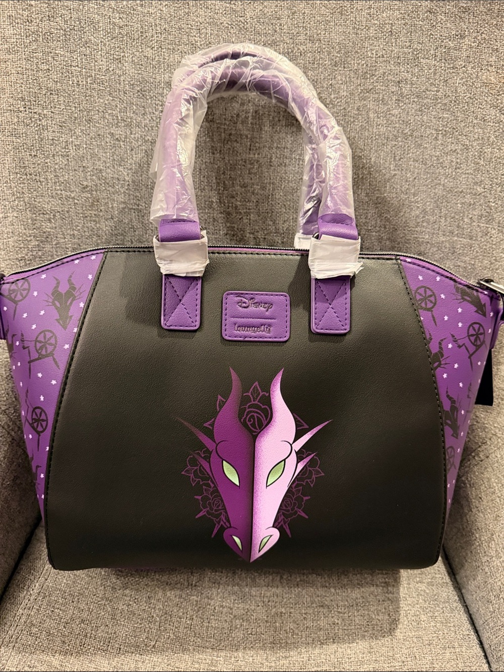 Loungefly Malificant satchel - Picture 3 of 5